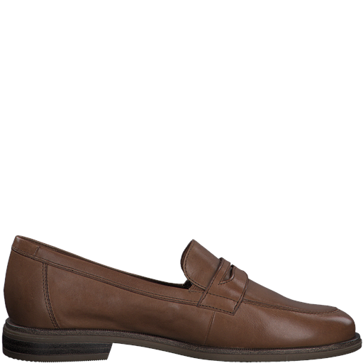 Tamaris Melika Loafers, Nut Leather, 41