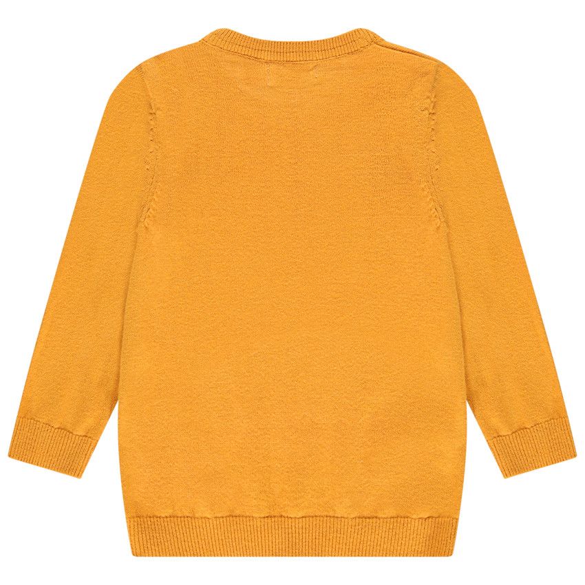 Pull en coton à message pour bébé garçon - Beige