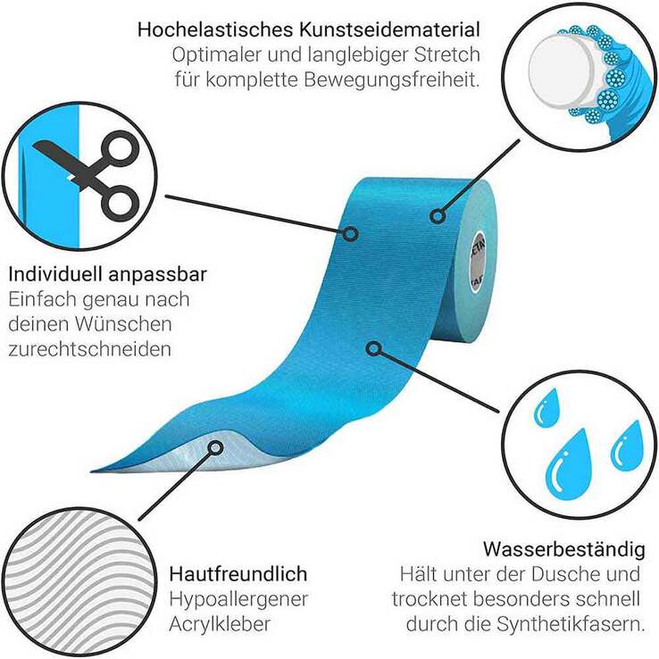 Truetape Athlete Edition Pro blau, 1 St