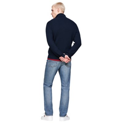 Sweatshirt zippé homme Tjm Slim Xs Badge TOMMY HILFIGER