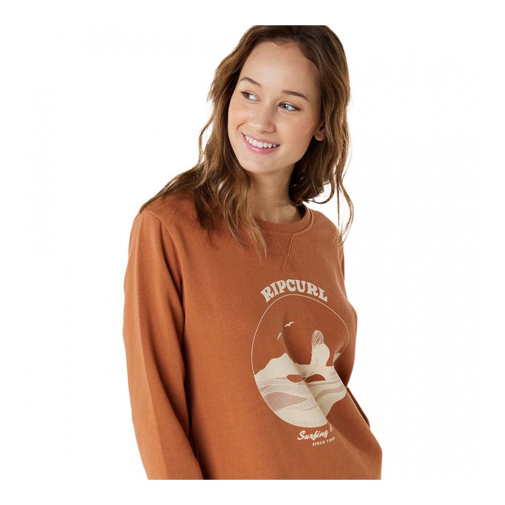 Rip Curl RE-ENTRY - Sweat Femme light brown