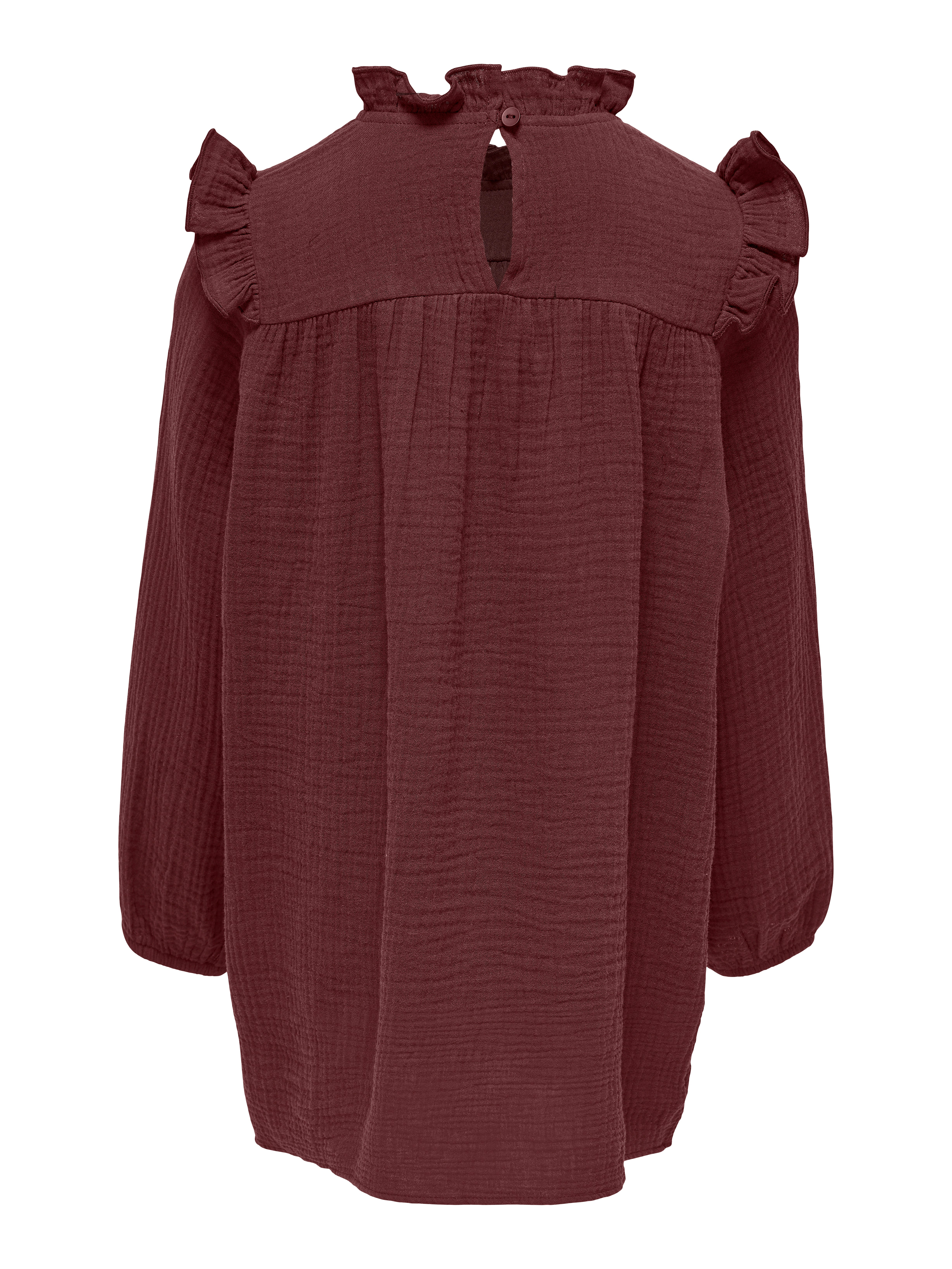KOGTHYRA Kurzes Kleid Cherry Mahogany