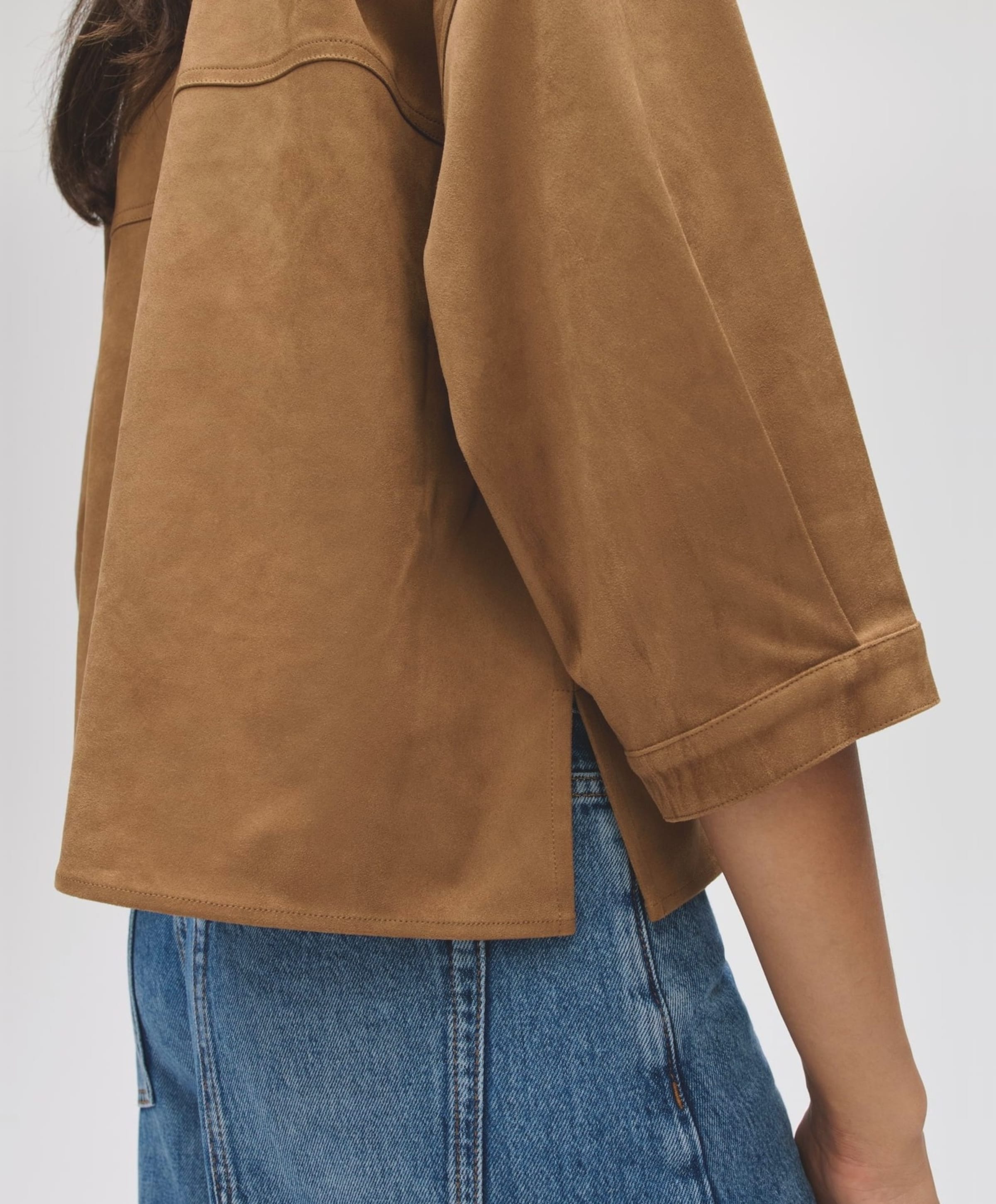 OPUS Dames blouse bruin