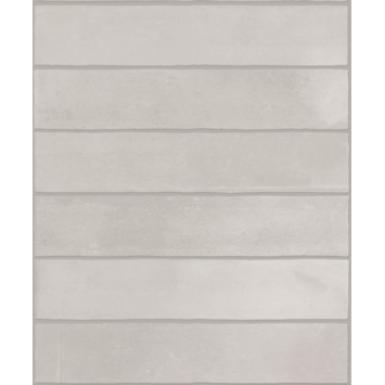 Wandtegel Luna Crème 5 cm x 25 cm keramiek 1,05 m²
