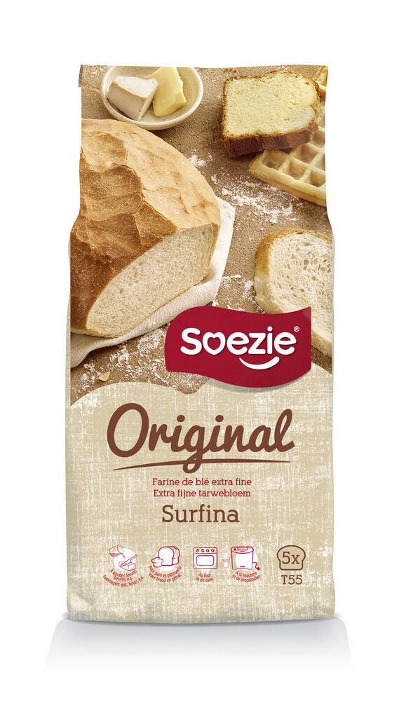 Soezie Original Surfina - Broodmeel - 2.5 Kilogram