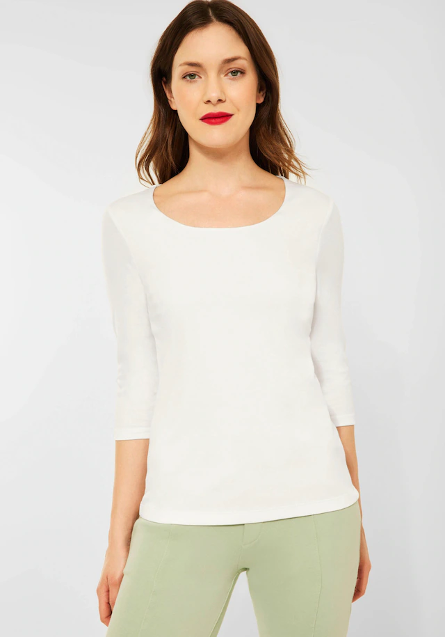 STREET ONE 3/4-Arm-Shirt »Style Pania«, mit extra Futter an der Vorderseite