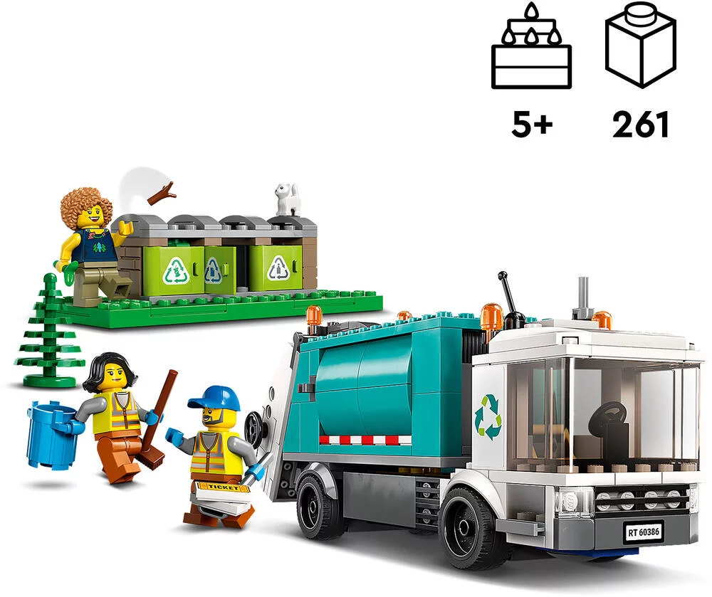 LEGO®CITY 60386 - LE CAMION DE RECYCLAGE