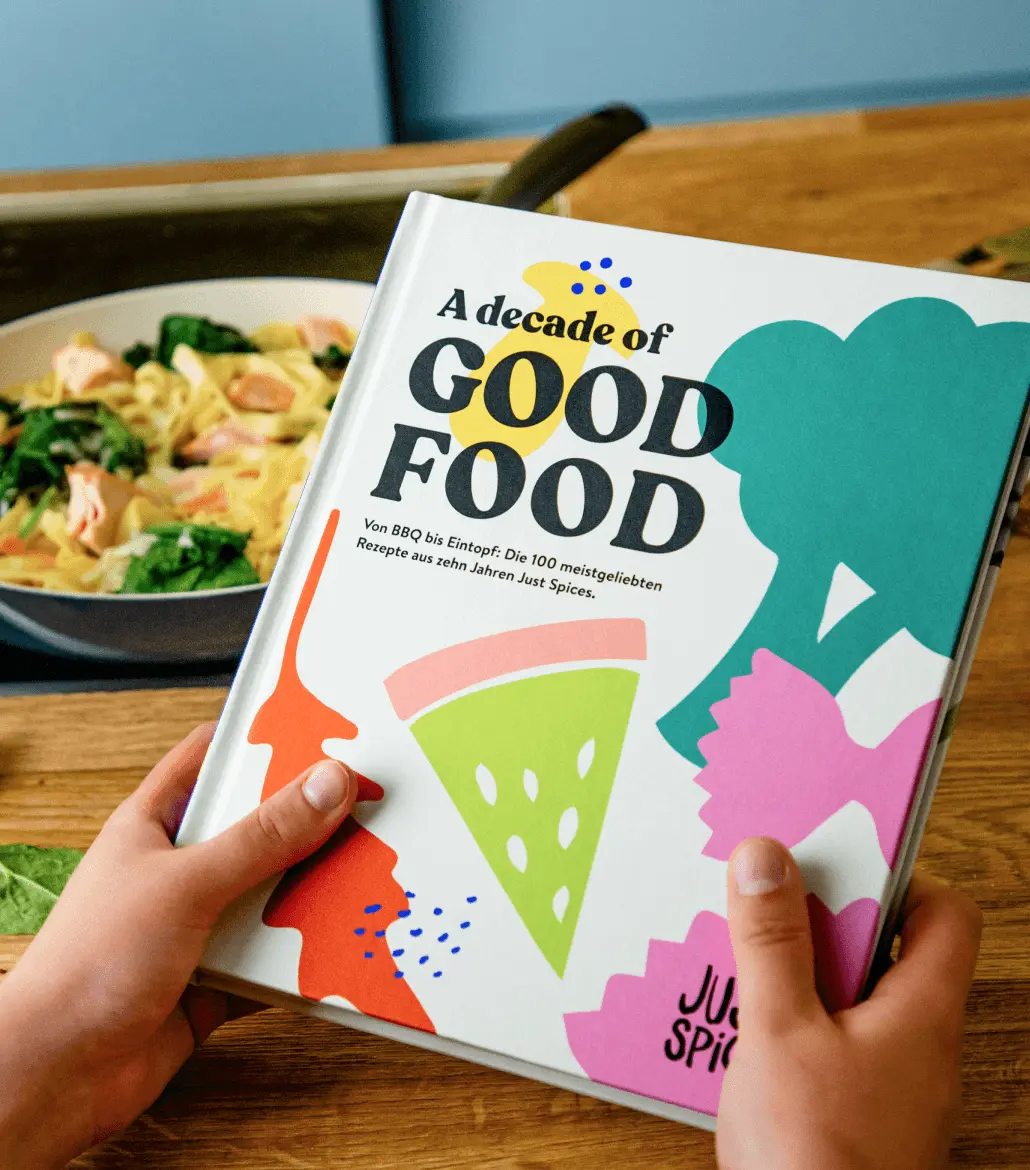 Kochbuch A Decade of Good Food + passendes Gewürzset