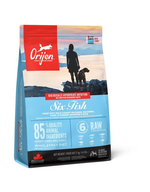 Orijen Whole Prey Six Fish Dog Sardines&Makreel - Hondenvoer