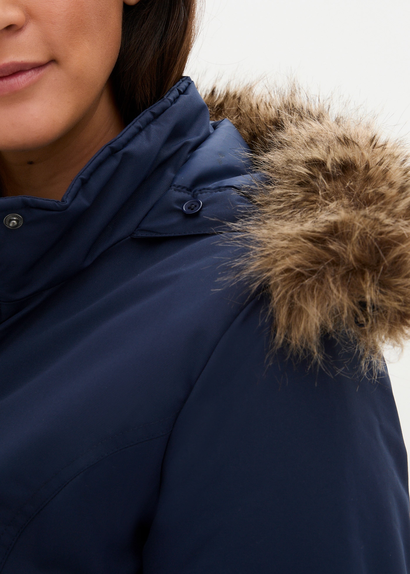 bonprix Umstandsjacke mit Kapuze mit elastischem Gummizug, seitlicher Erweiterung durch Reissverschlüsse