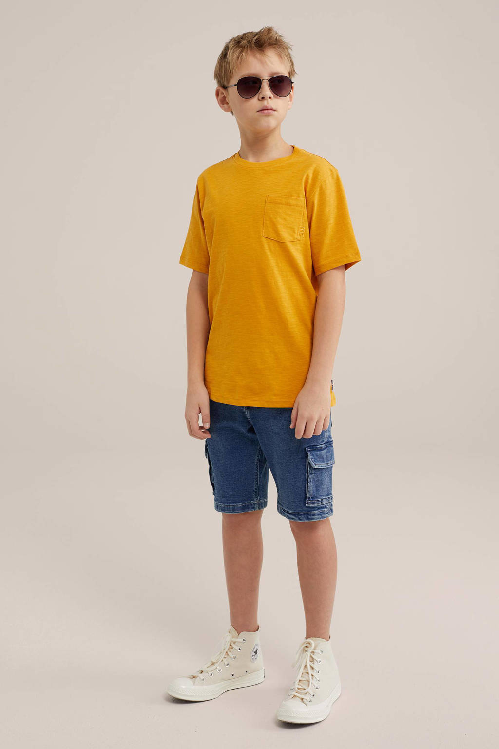 WE Fashion T-shirt geeloranje