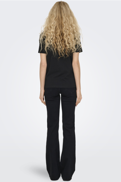 Only zwarte dames t-shirt