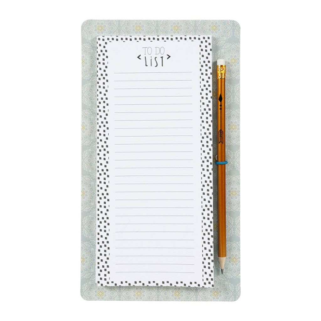 Bloc notes aimanté ETHNIK 14x25x0.7cm