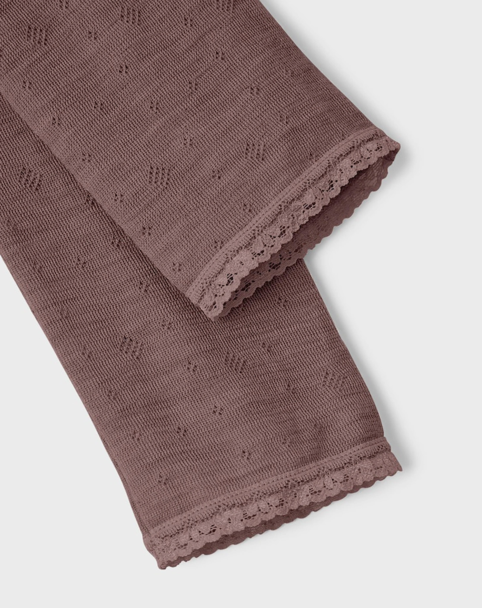 Leggings NKFWANG SOLID aus Wolle in peppercorn