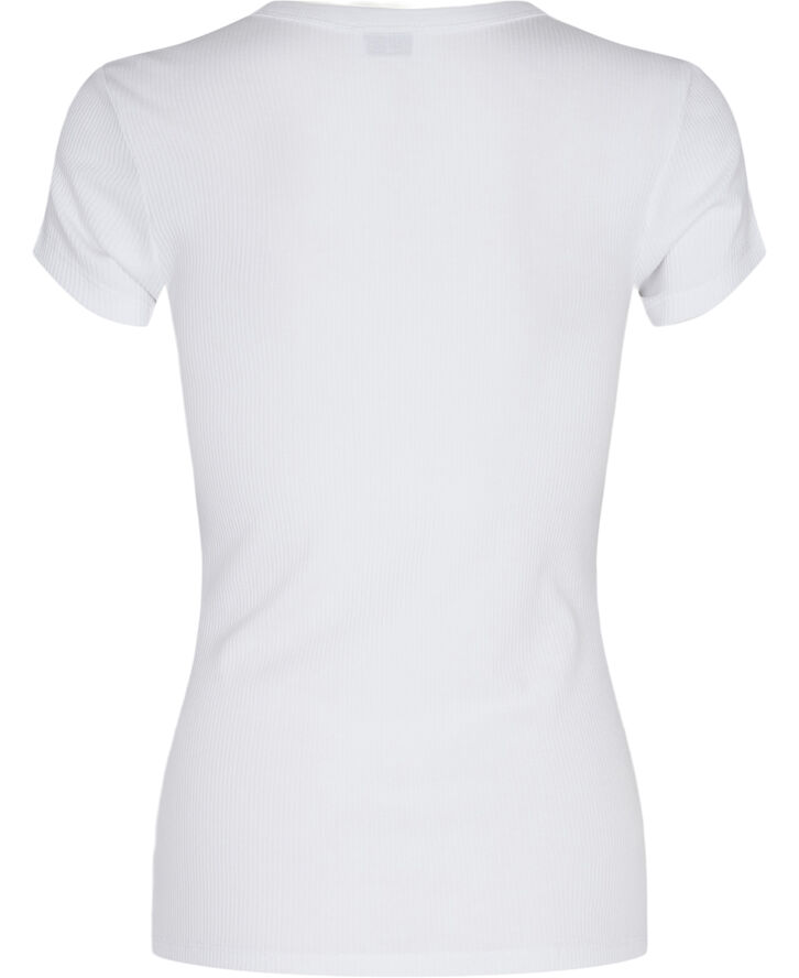 Filippa K Fine Rib Tee White