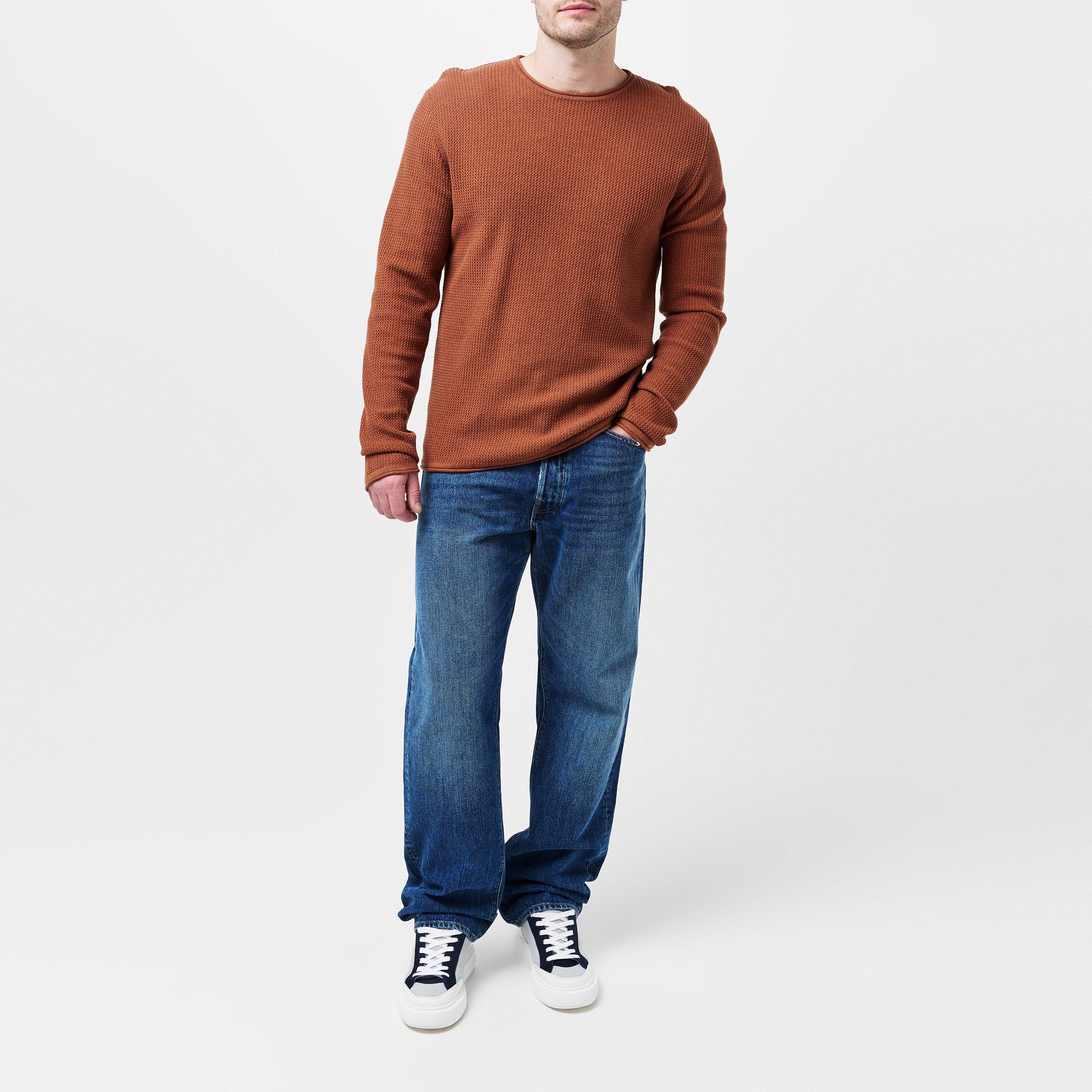 Jack and Jones JJ Carpenter Knit Crew Sweater Mens