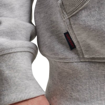 Sweatshirt zippé à capuche homme Essential Logo SUPERDRY