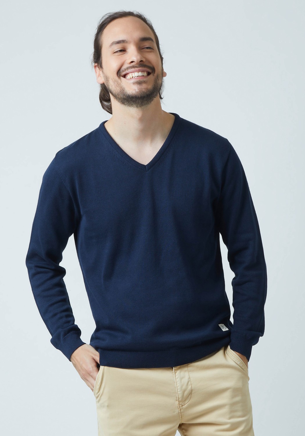WE ARE ZRCL Herren-Strickpullover Viktor Swiss Edition Blue