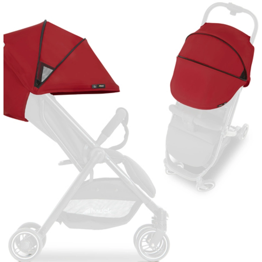 hauck Sonnenverdeck Swift X Single Deluxe Canopy Red