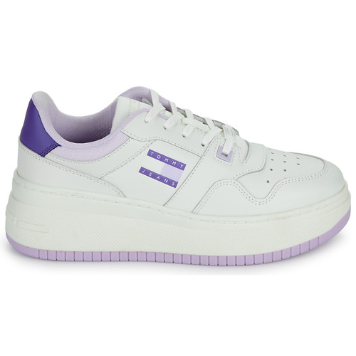 Tommy Jeans - TJW RETRO BASKET FLATFORM ESS Blanco / Azul