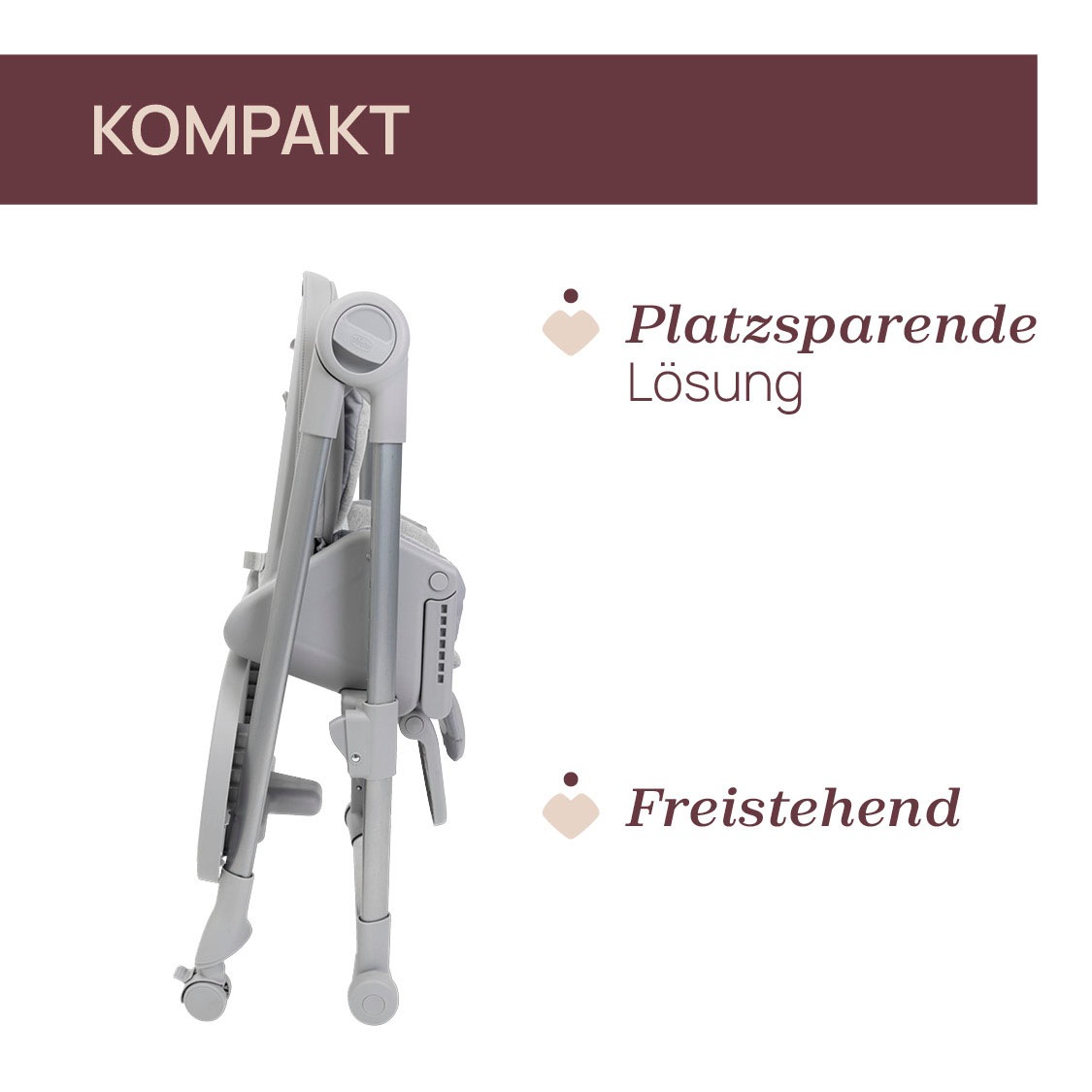 Chicco Hochstuhl »Polly Armonia Steel« () mit Essbrett