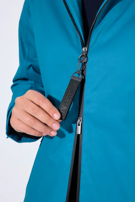 HYPRAR Funktionsjacke, wasserdicht, 2-Wege-Zipper, türkis