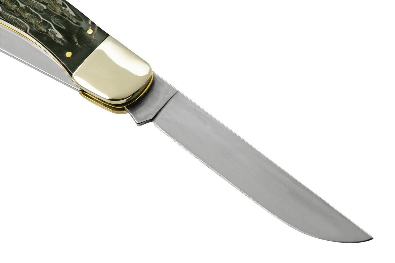 Case Folding Hunter 65030 Jigged Buffalo Horn, zakmes met foedraal