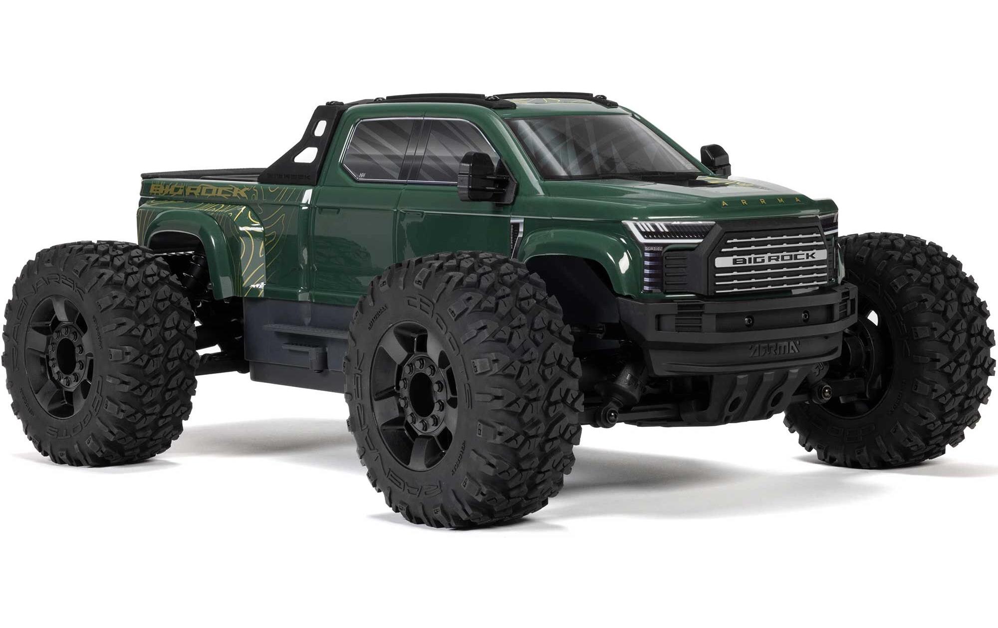 Monster Truck Big Rock BLX 223S, Grün ARTR, 1:10<br>4 x 4 Off-Road Model