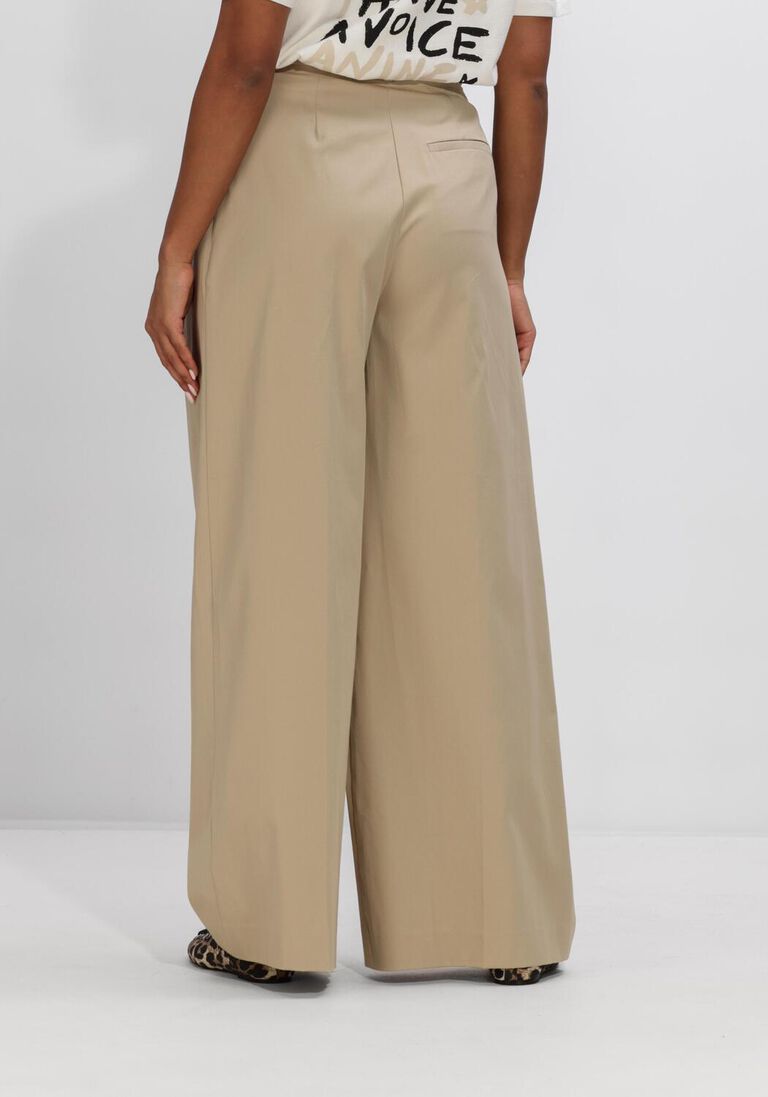 beige anine bing broeken lou trousers beige