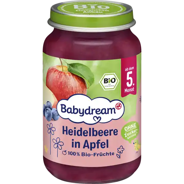 Bio Heidelbeere in Apfel