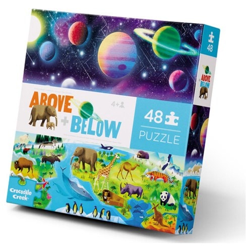 Puzzle crocodile creek bleu