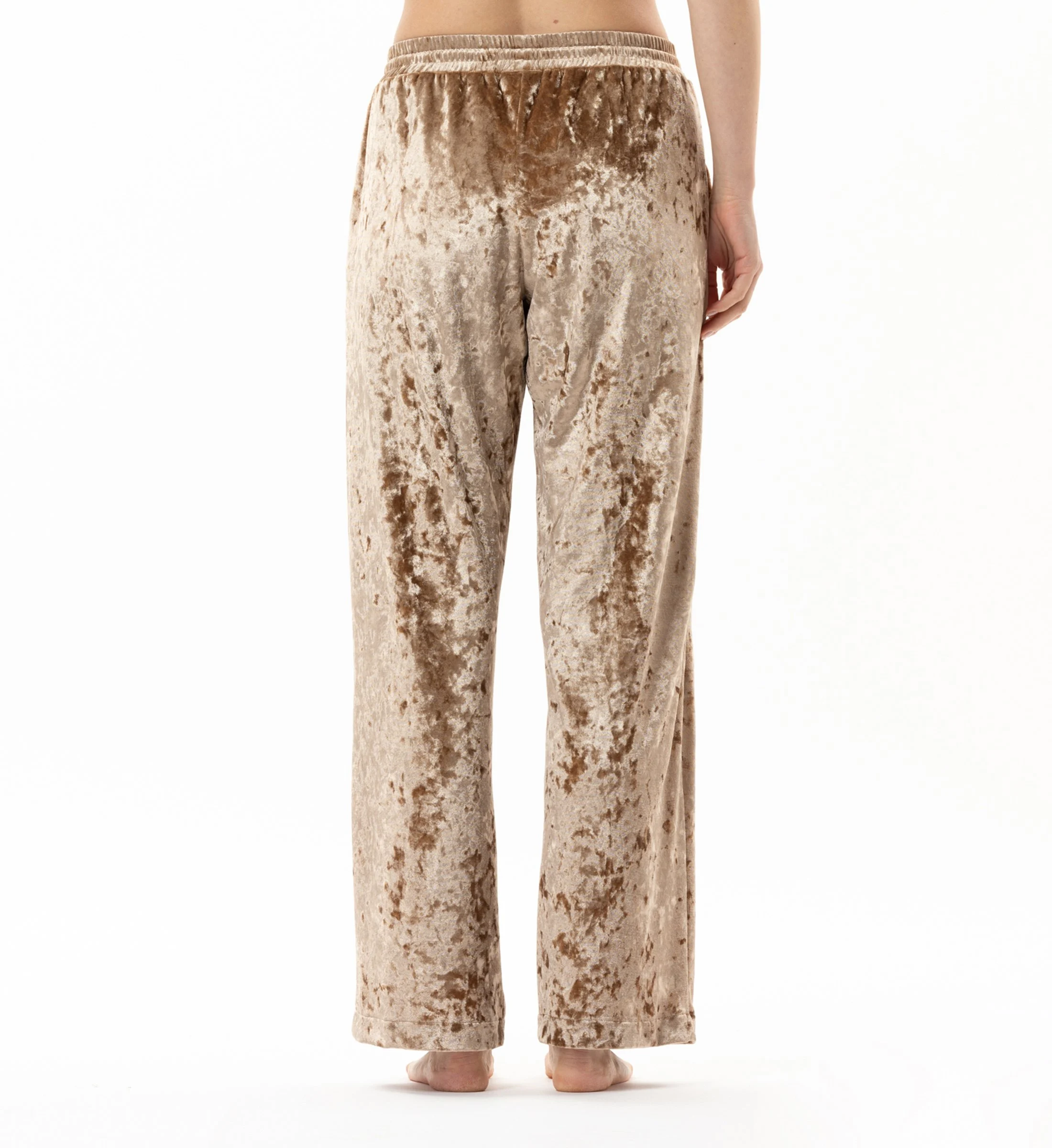 PLATINE 880 - Pantalon en panne de velours | Marron