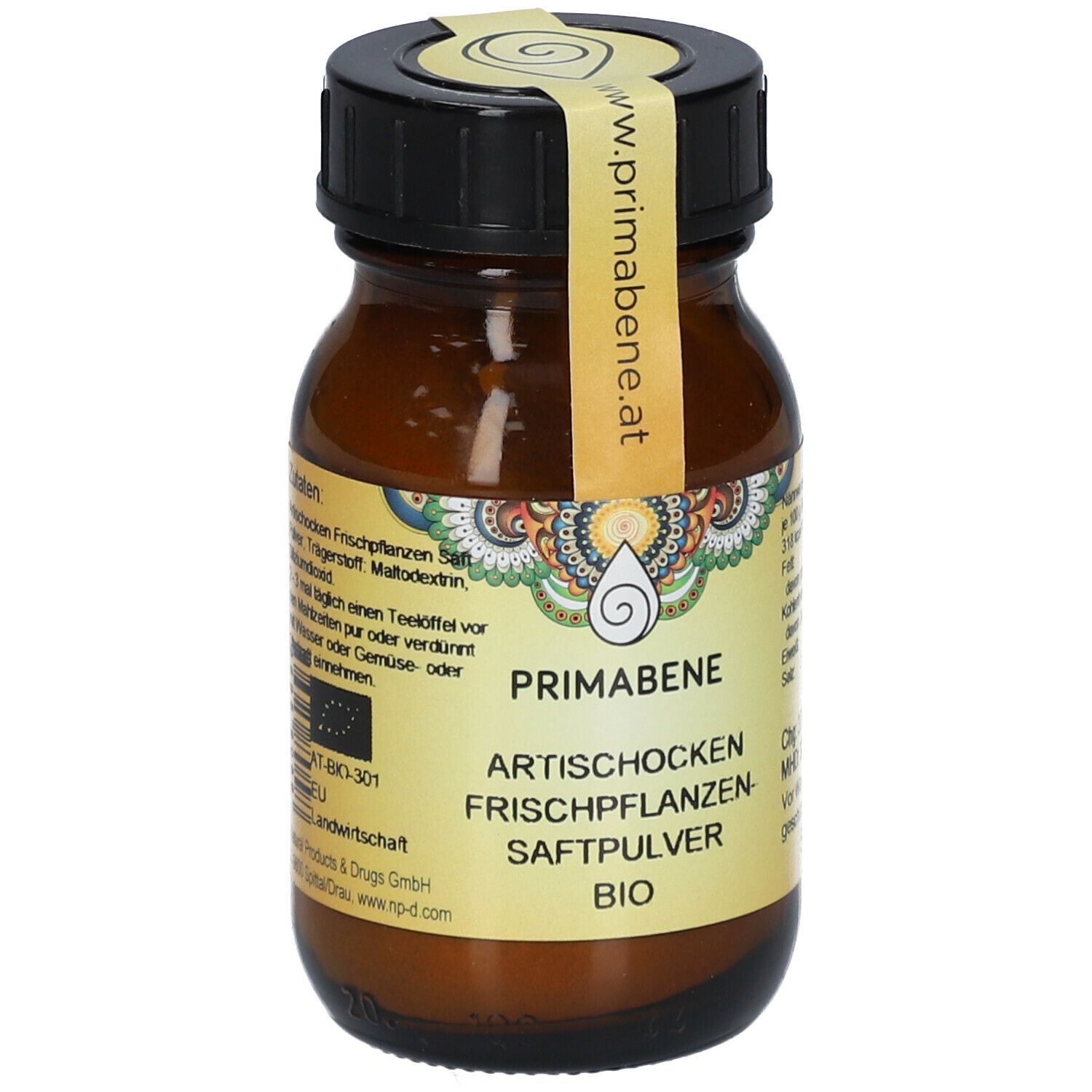 PRIMABENE Artischocken Frischpflanzensaftpulver BIO