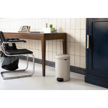 Brabantia NewIcon Prullenbak - 12 l - Soft Beige