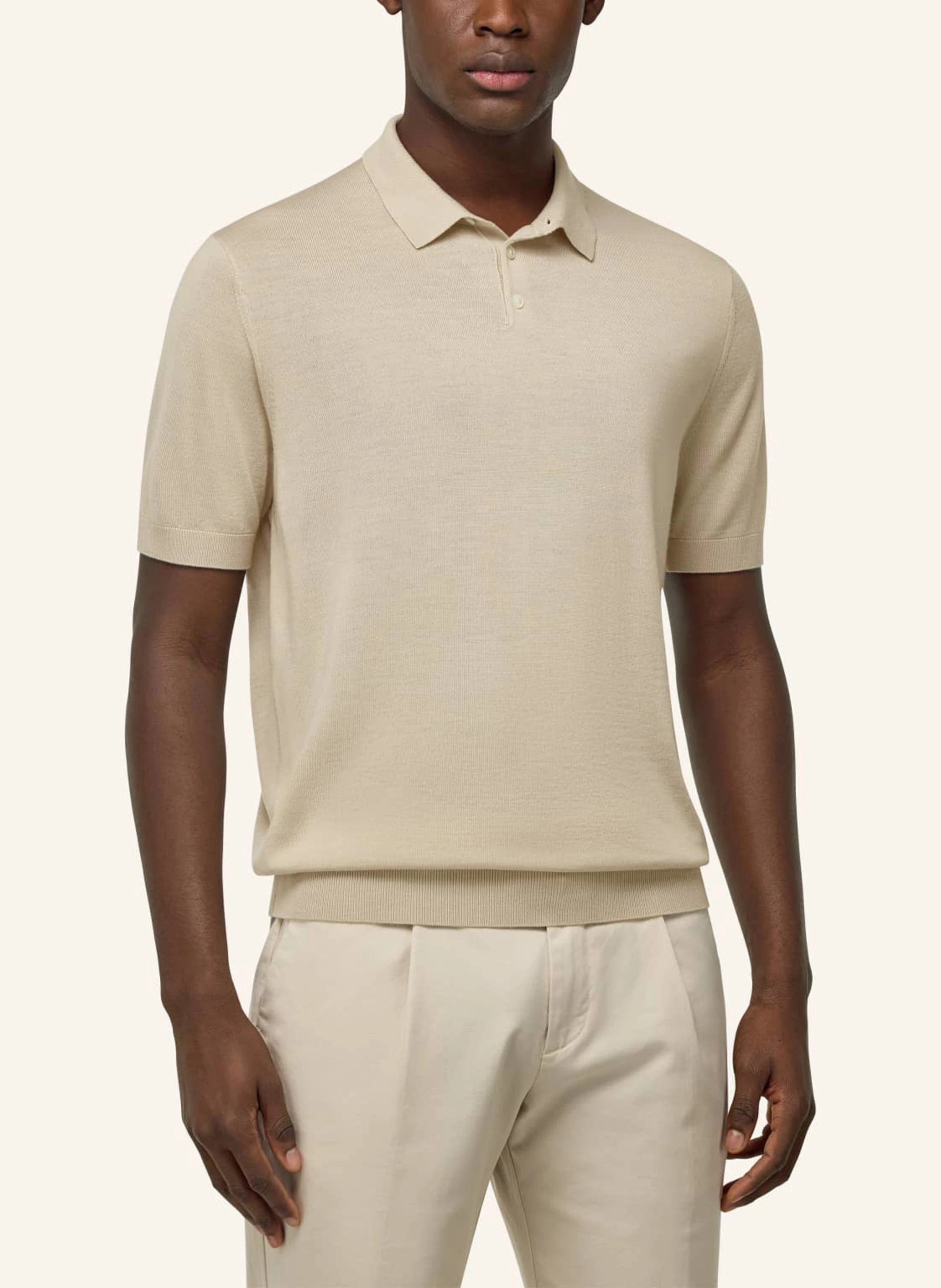 BOGGI MILANO Strick-Poloshirt