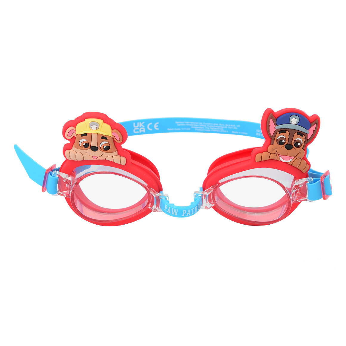 Topolino PAW Patrol Schwimmbrille verstellbar rot / blau