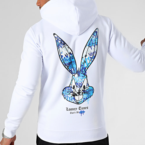 Sweat Capuche Bugs Bunny Graff Milano Blanc
