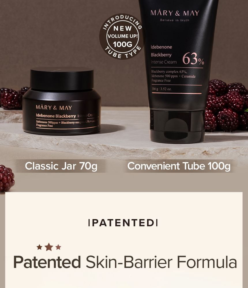 Mary&May - Idebenone Blackberry Intense Cream Tube