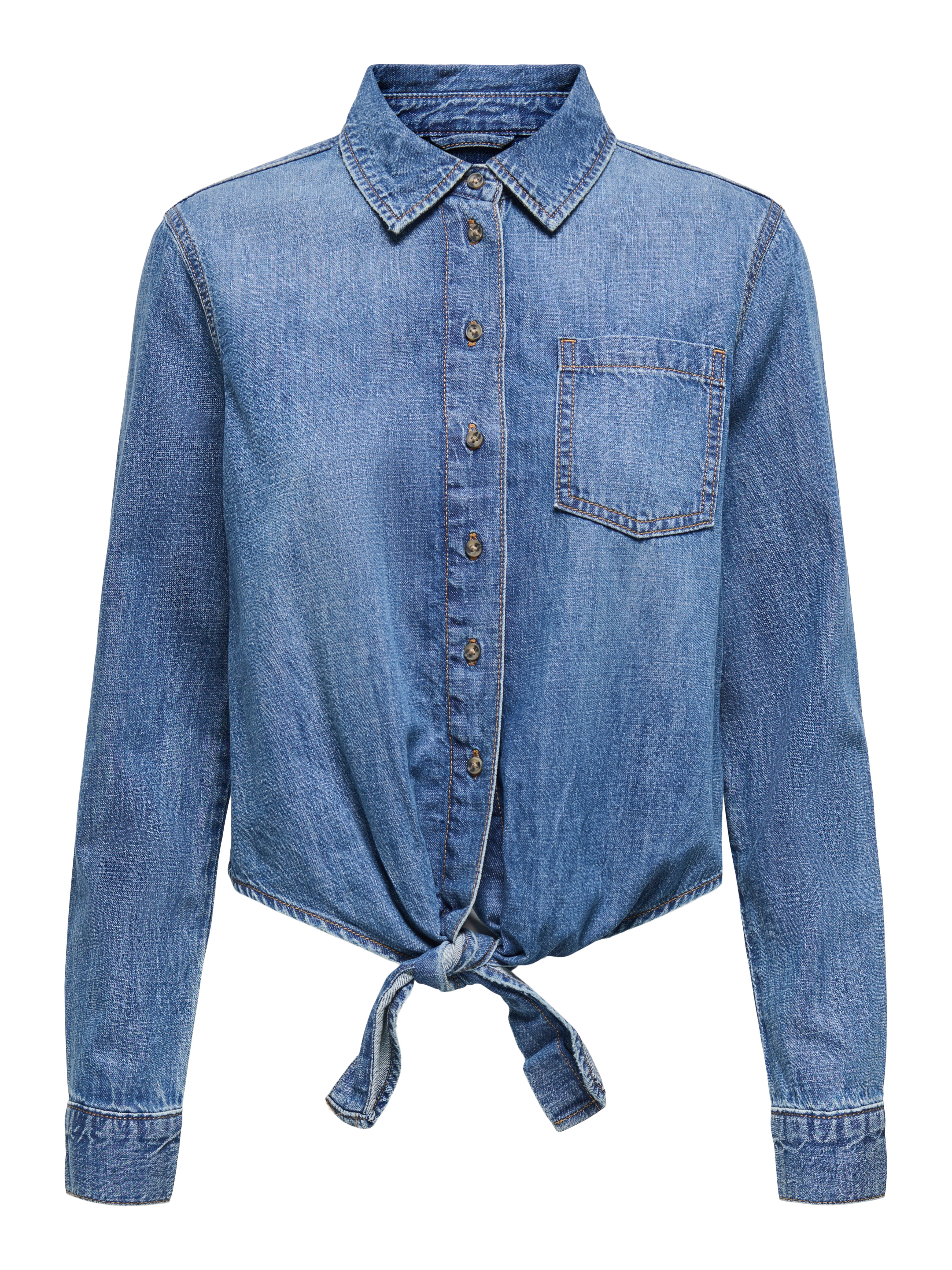 ONLSEVIGNY Jeanshemd Medium Blue Denim