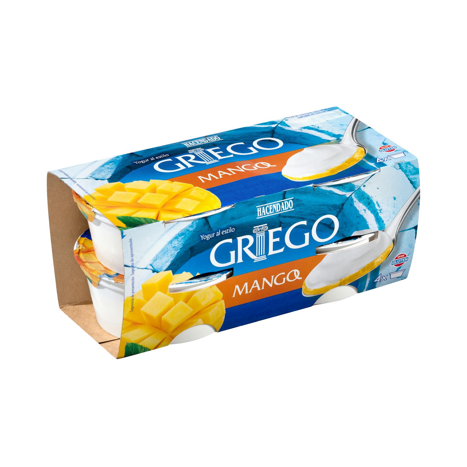 Yaourt grec à la mangue Hacendado