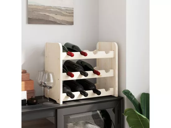 Casier à vin 43x25x37 bois de pin massif