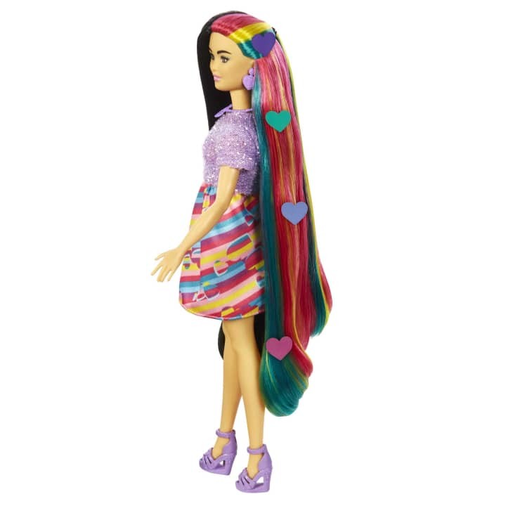 Barbie - Totally Hair - Dukke med Hjertetema
