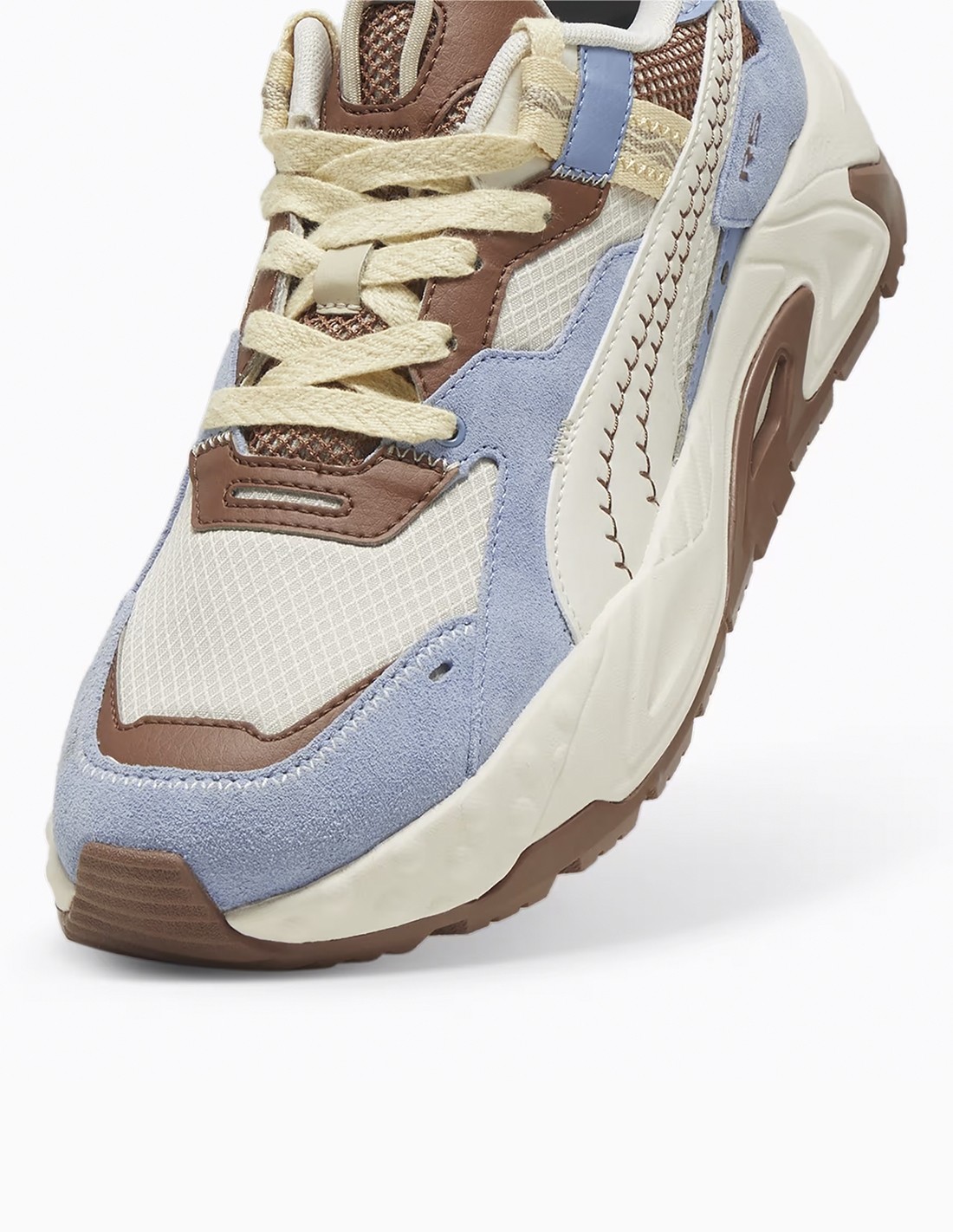 puma Sneakers Homme Rs-Trck Expedition Blanc/Bleu/Marron