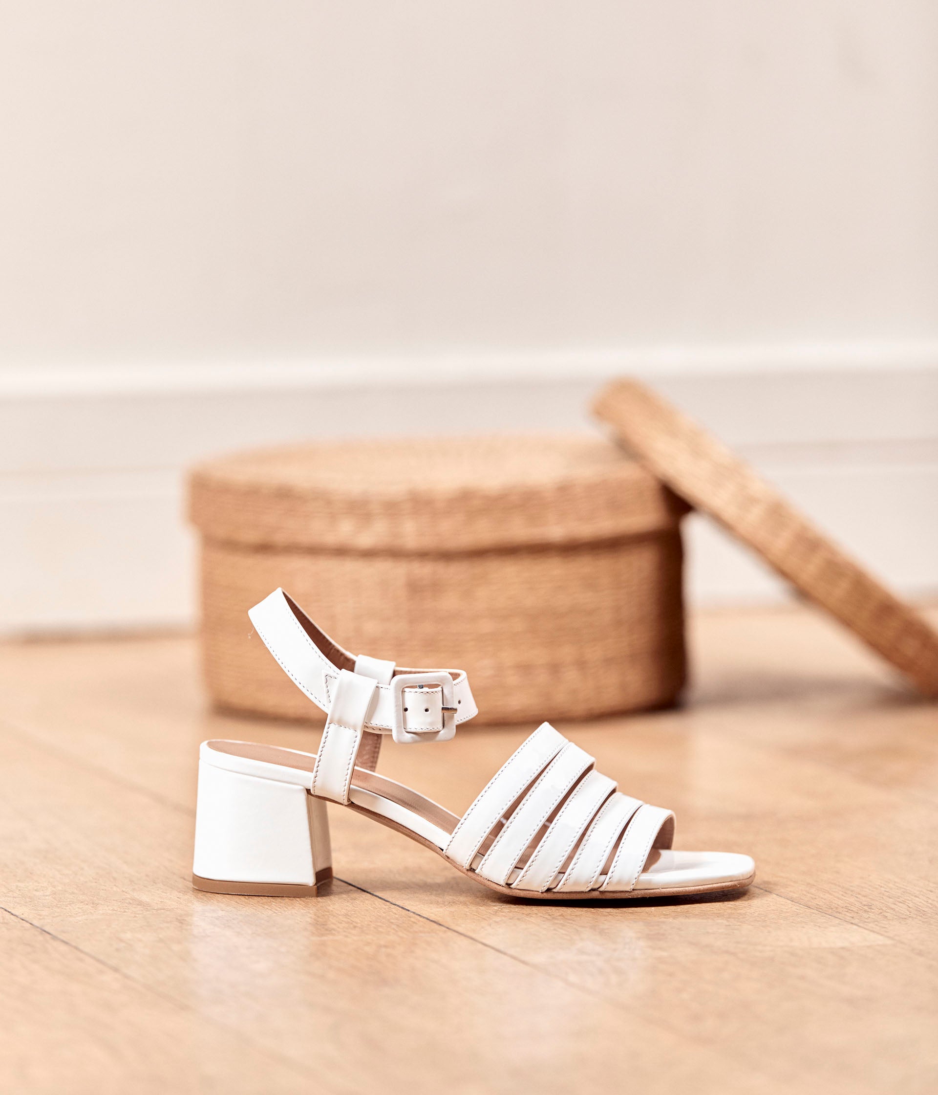 Sandales blanches Wendy
