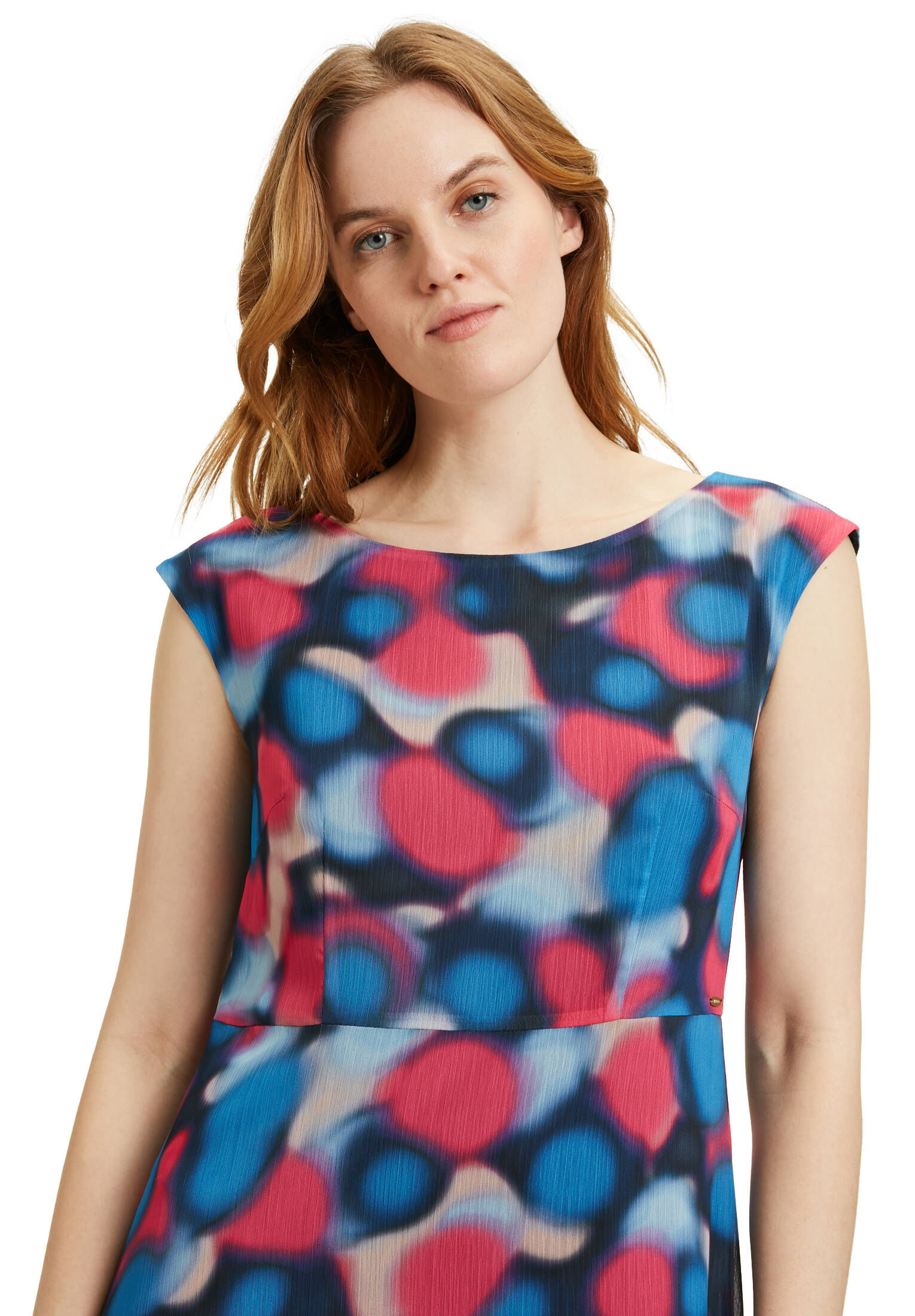 Betty & Co| Damen Midikleid mit Stufen