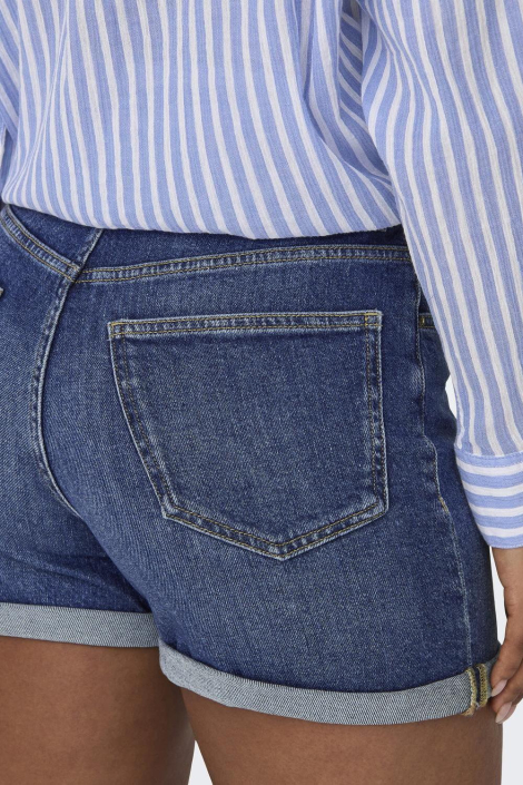 Only blauwe dames korte broek