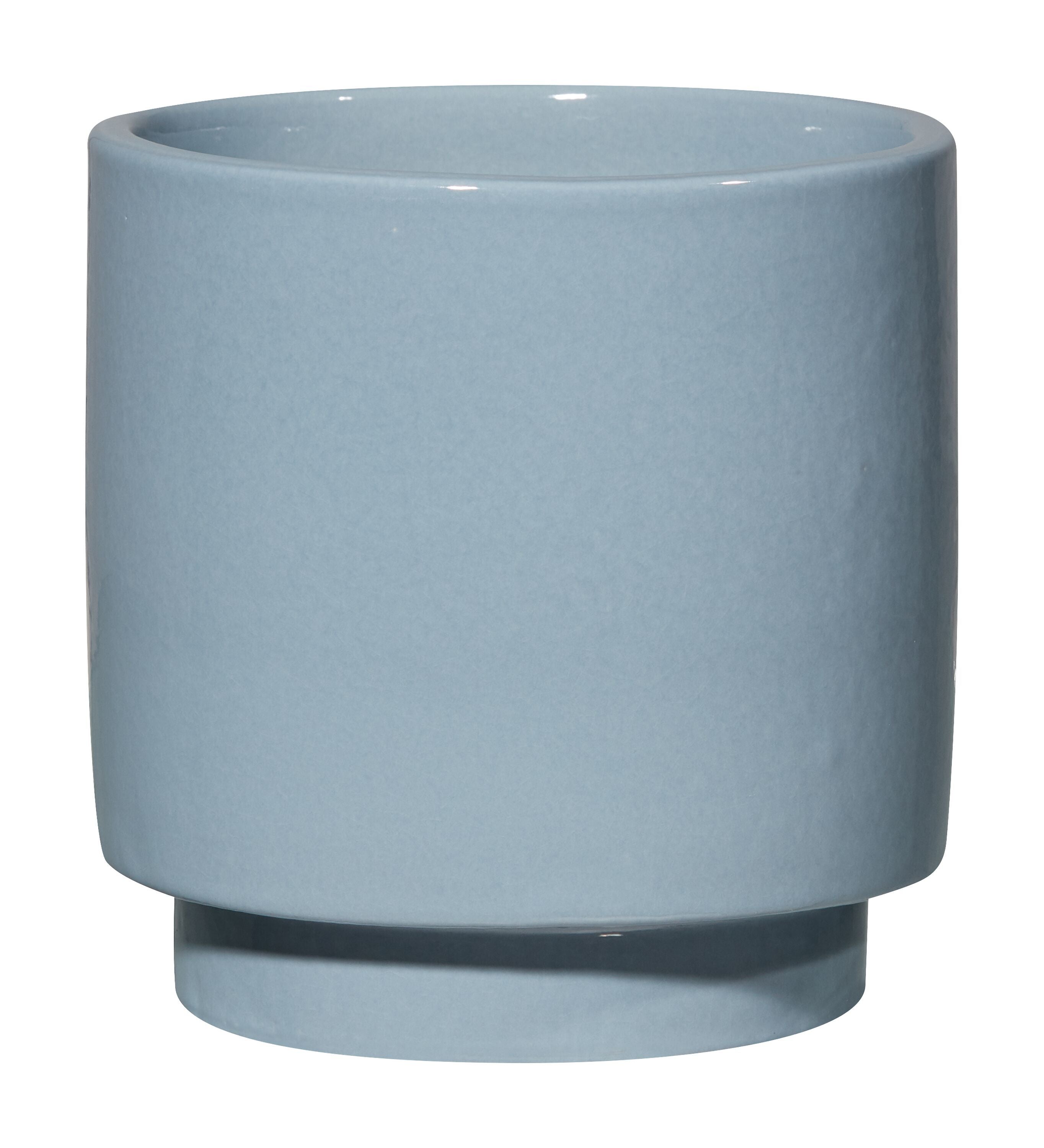 AMAYA Pflanzentopf - Hellblau / H: 14.0 cm