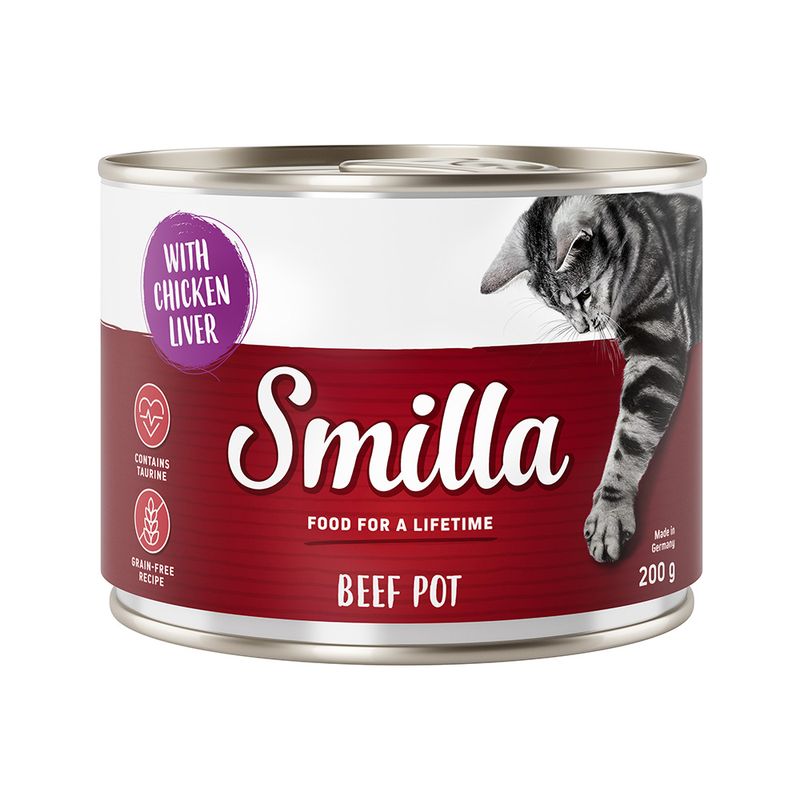 Smilla bœuf 6 x 200 g pour chat