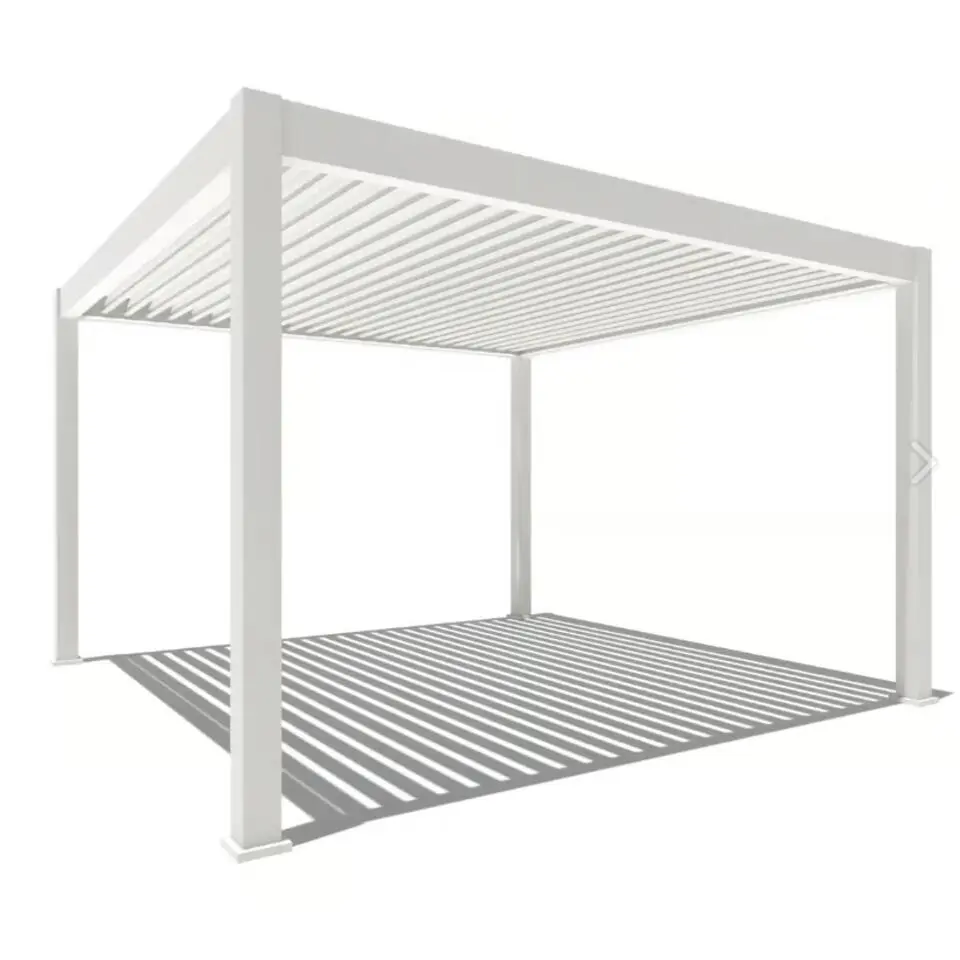 Orion Premium overkapping E-LED - 400 x 400 cm - wit