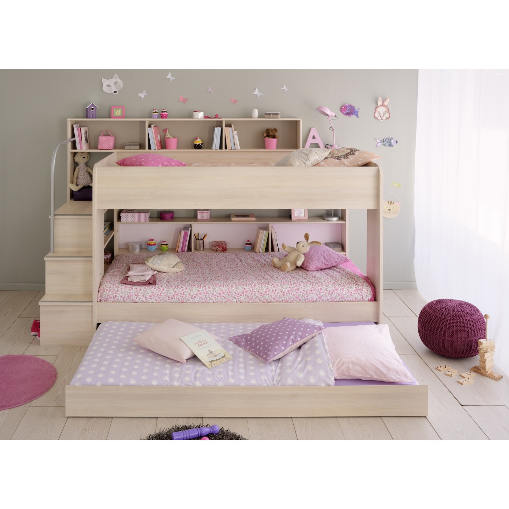 Parisot Etagenbett mit Schubkasten 